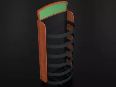 Display Rack  Low-poly 3D model