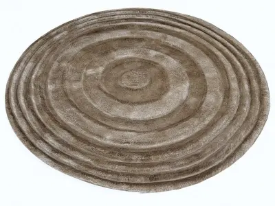 round rug  3D model