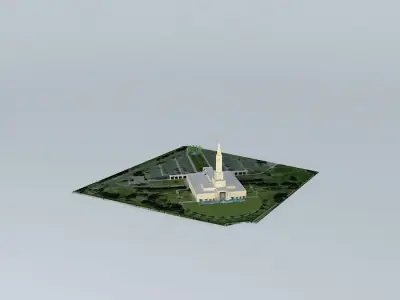 LDS. Temple Toronto, Ontario. Templo Mormon. 44 th.operating ... Free 3D model
