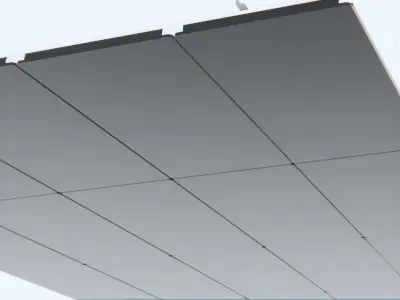 BIM-GC-Hook On Flat Suspended Ceiling -From Architect- 3D model