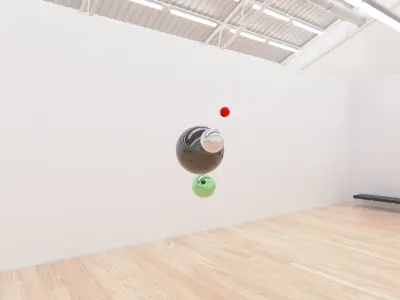 HDRI - Art Museum Gallery Interior 7 - 8192x4096 Texture