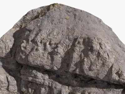  Big Rock And Soil Cliff Wall StemCell 