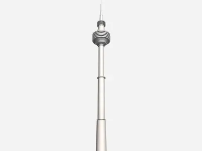  TV tower 3D model