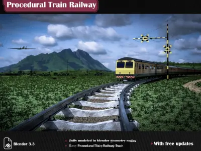 Procedural Generators for Blender 3D Model Pack