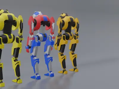 Sci-Fi Robot 3D model shop