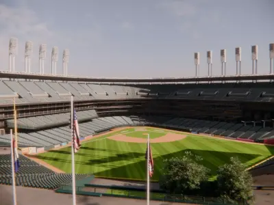 The Metropolis Meteors Baseball Stadium 3D model