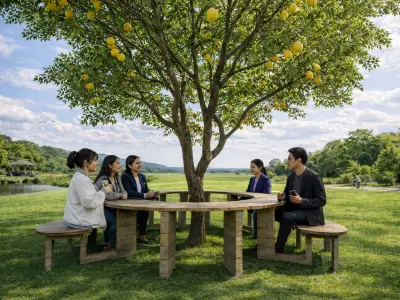 Circular Tree Bench - Sustainable Urban and Landscape Design Free 3D model