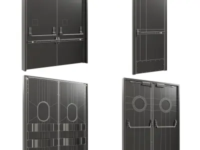 Industrial Doors 3D model