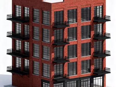 Urban Living And Modern Residential Architecture Collection 3D Model Pack