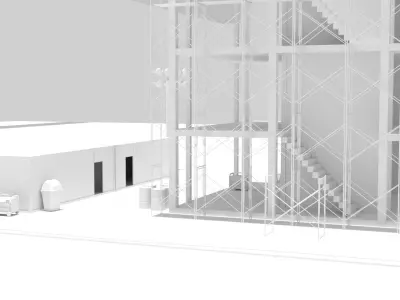 construction building 3D model purchase