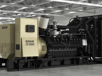  Kohler Diesel Generator Sand Color 