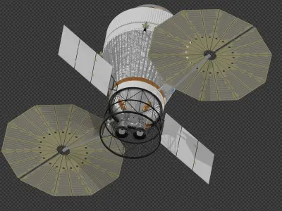 NASA Cryogenic Propulsion Stage 3D model