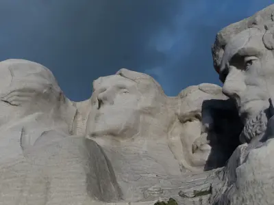 Mount Rushmore Landscape and 3D Printable 3D model