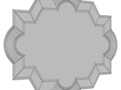 Rodger Wall Mirror WLAO1001 3D model