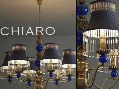 Chiaro Chandelier 3D model