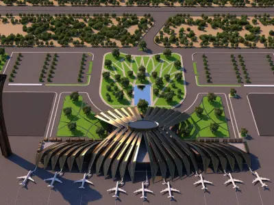0011 - Architecture Airport - 2021 - 03 3D model