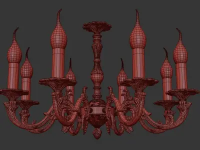 Chandelier Dolce E 1 1 8 AG 3D model
