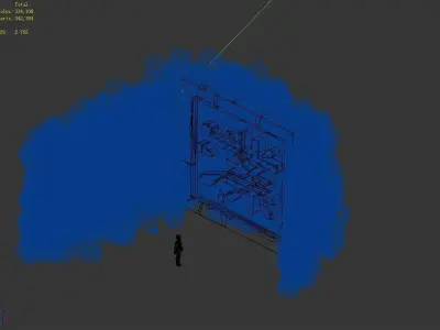 Mountain - Stone Wall 332 3D model