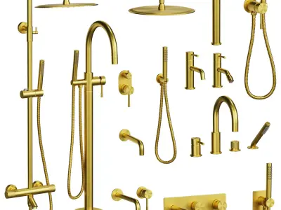 Boheme Uno Faucet Set 3D model