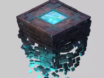 Titan Temple - Shitai 06 3D model