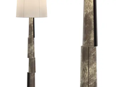 Serac Floor Lamp Dark 3D model