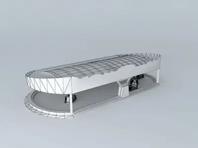 Dodgems 90s UK Free 3D model