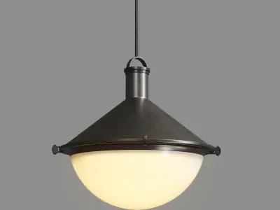 Aster Milk Glass Low-poly 3D model