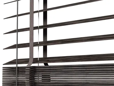 Wooden Blinds Set 36 3D model