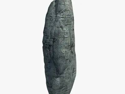 Rocky Cliff  Low-poly 3D model