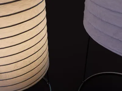 STRANDAD Floor lamp and Table lamp Ikea 3D model