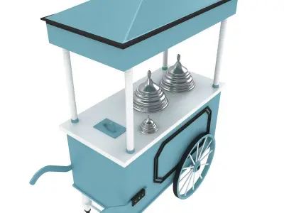 Ice Cream Cart 3D model