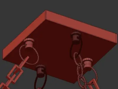 Large Patinated 3D model