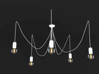 NOWODVORSKI Lamp Spider x5  3D model