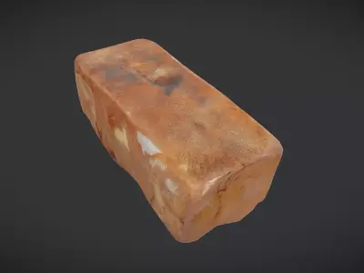 Brick 4 Low-poly 3D model