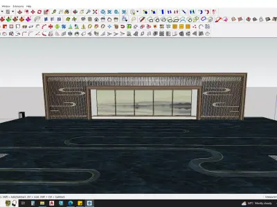 3d model of decor wall 3D model