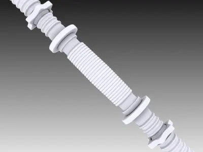 Dumbbell pair of dumbbells 3D model