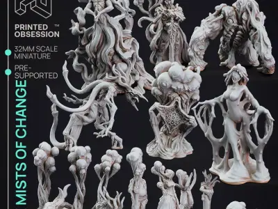 The Mists of Change - 19 Model Value Pack - 3D Printable 3D print model