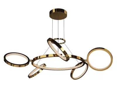 ODA chandelier Low-poly 3D model