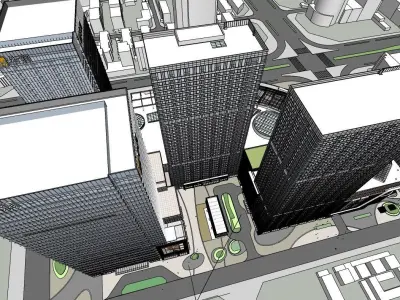 SHOPPING MALL 3D MODEL 3D model