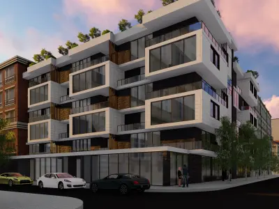 Residential Building - incl Architectural Plans 3D model