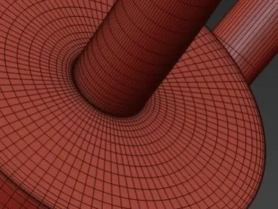 Ceiling Light with Light Tubes KARL 3D model