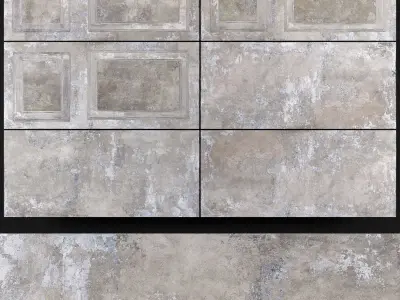 ABK Ghost Boiserie Grey 1200x2700 3D model