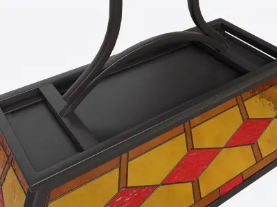 Billiard Hanging Light for 7-9 Foot Table 3D model