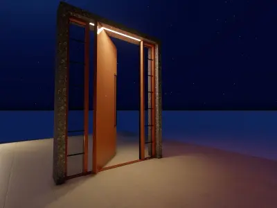 SAFRA GATE 1 Low-poly 3D model