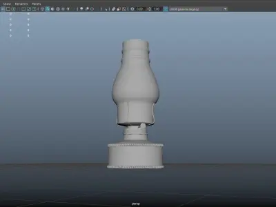 Traditional spirit lantern Low-poly 3D model