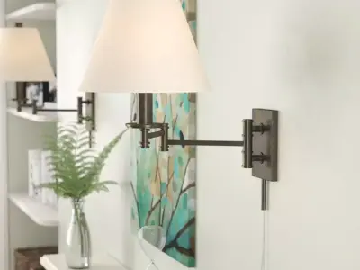 Ellisville Light Dimmable Swing Arm 3D model