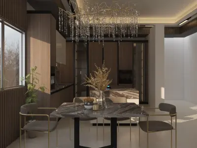 Master Kitchen Design 3D model