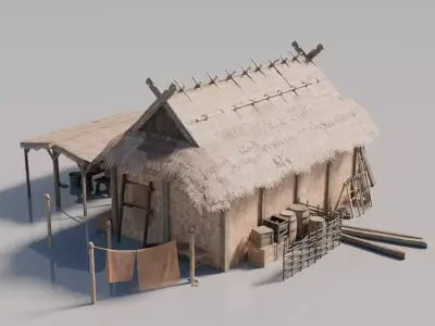 Nordic house 10 3D model