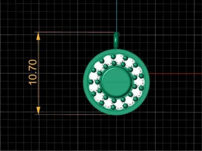 Collection Heart 10 Pendant 3D print model