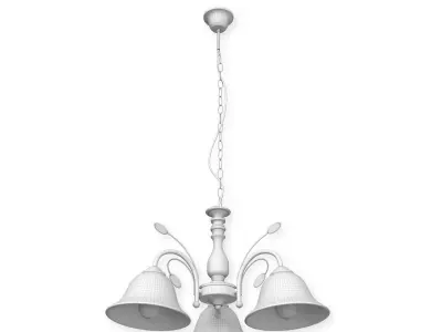Hanging chandelier 69007 - 3H 3D model
